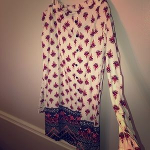 Target off the shoulder tunic